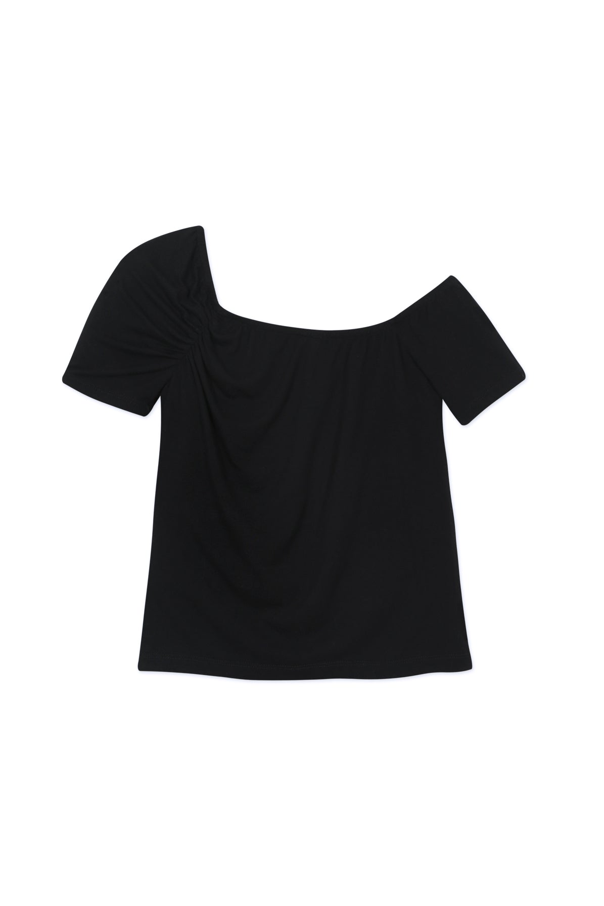 Top asimétrico Sienna negro