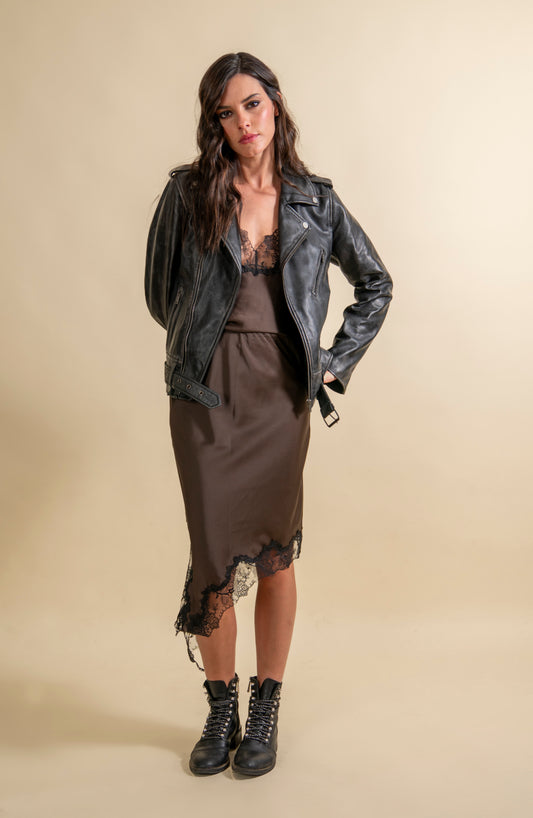 Biker Rebel 100% cuero ovino