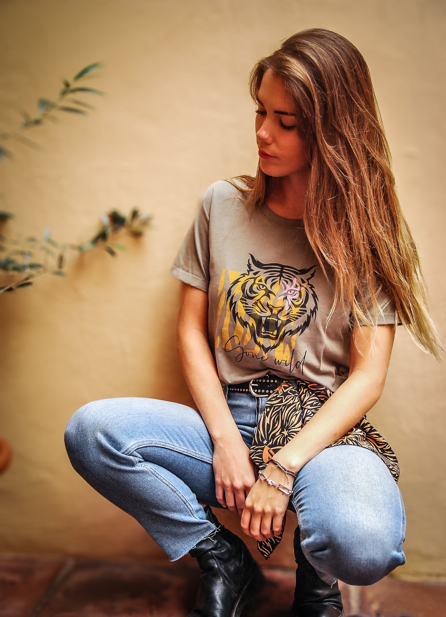 Polera Tigre manga corta