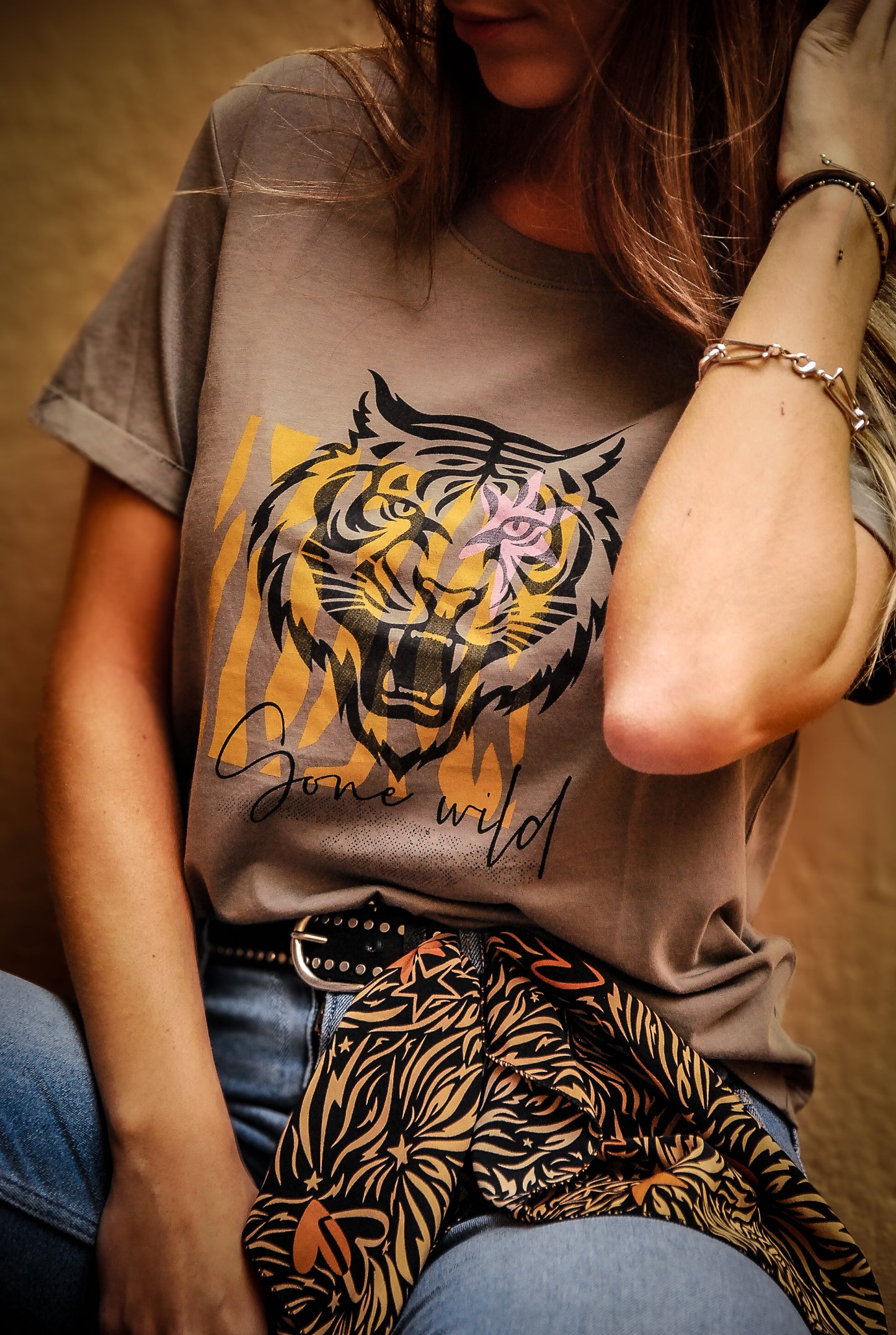 Polera Tigre manga corta
