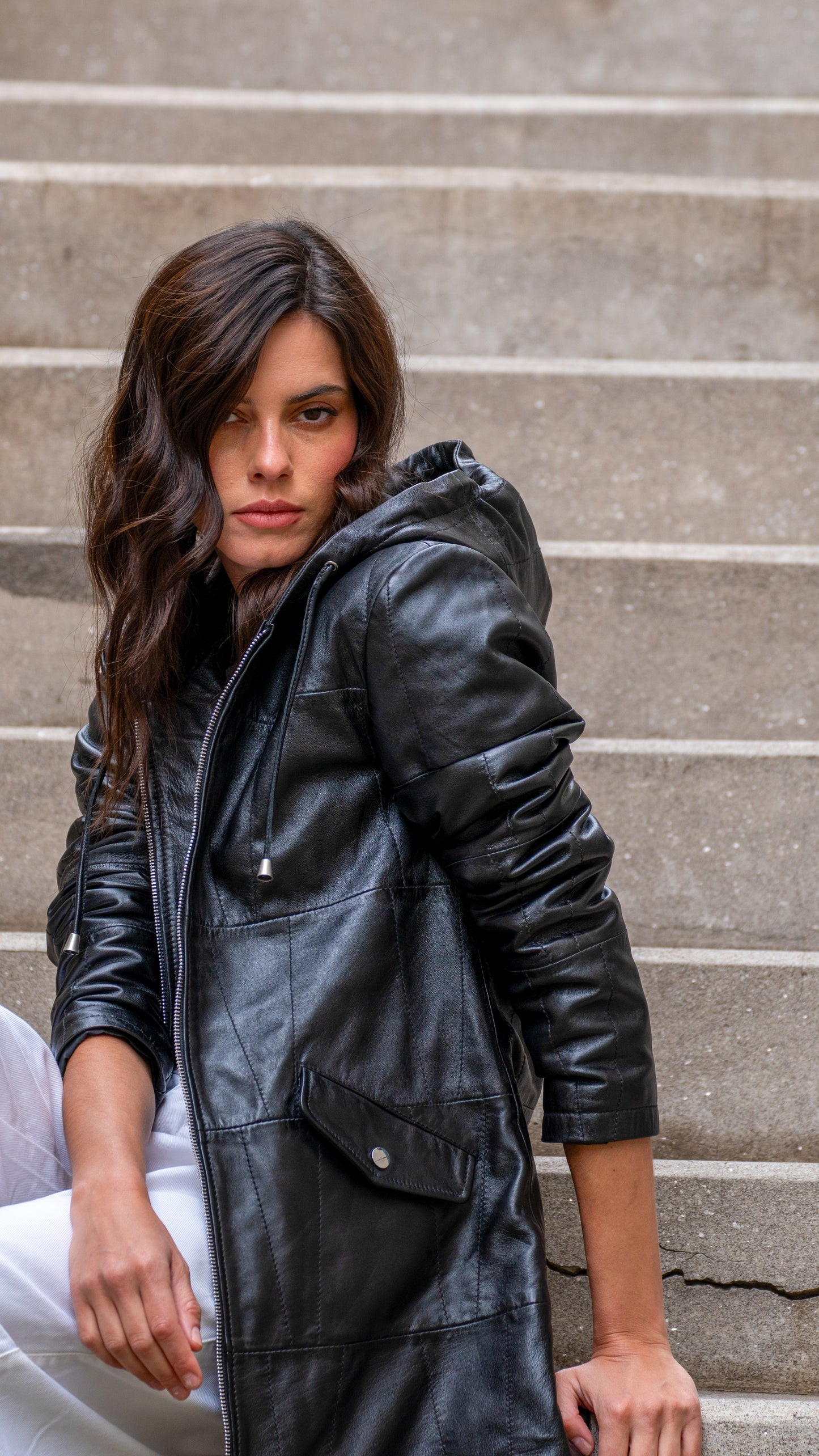 Chaqueta Brick 100% Cuero ovino