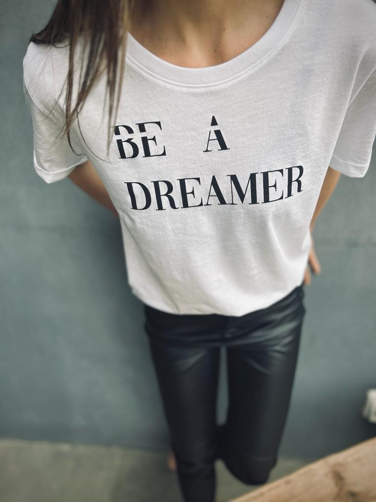 Polera 100% algodón pima, Be a Dreamer