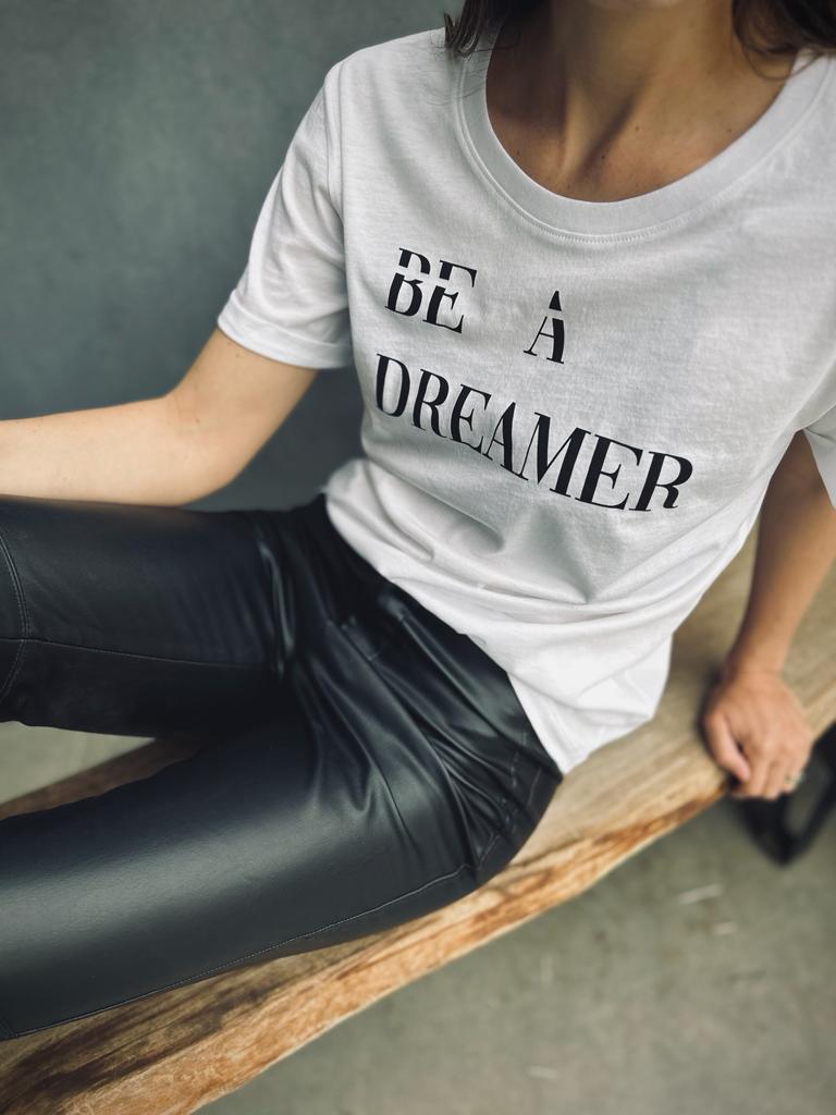 Polera 100% algodón pima, Be a Dreamer