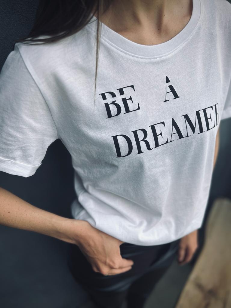 Polera 100% algodón pima, Be a Dreamer