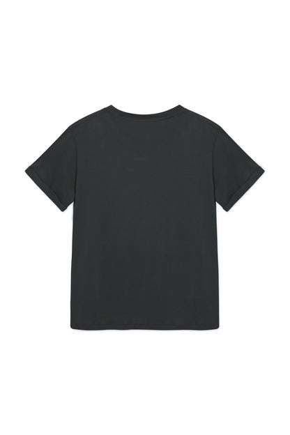 Polera 100% algodón pima, Starlight charcoal