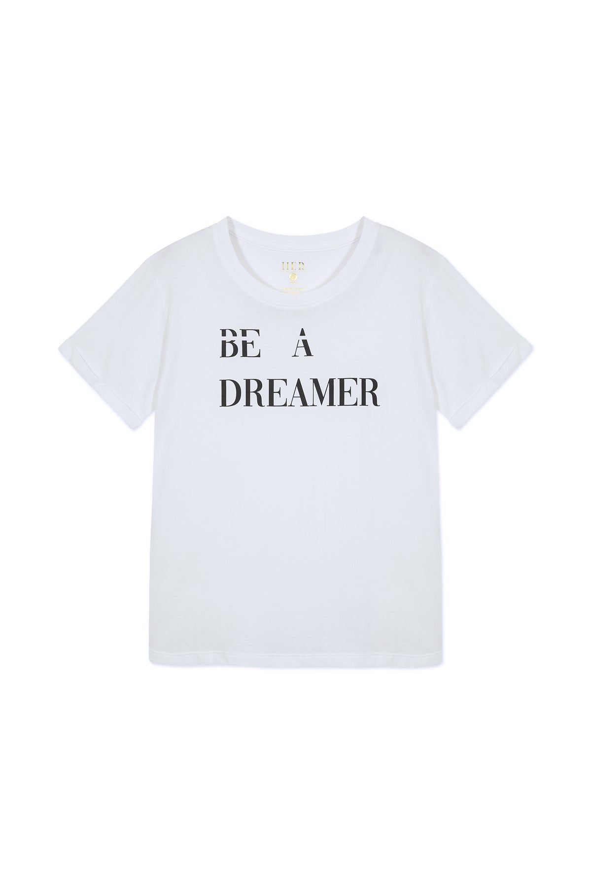 Polera 100% algodón pima, Be a Dreamer