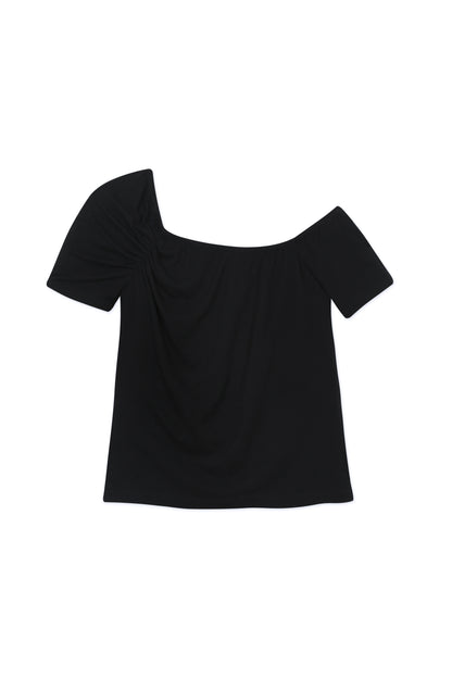 Top asimétrico Sienna negro