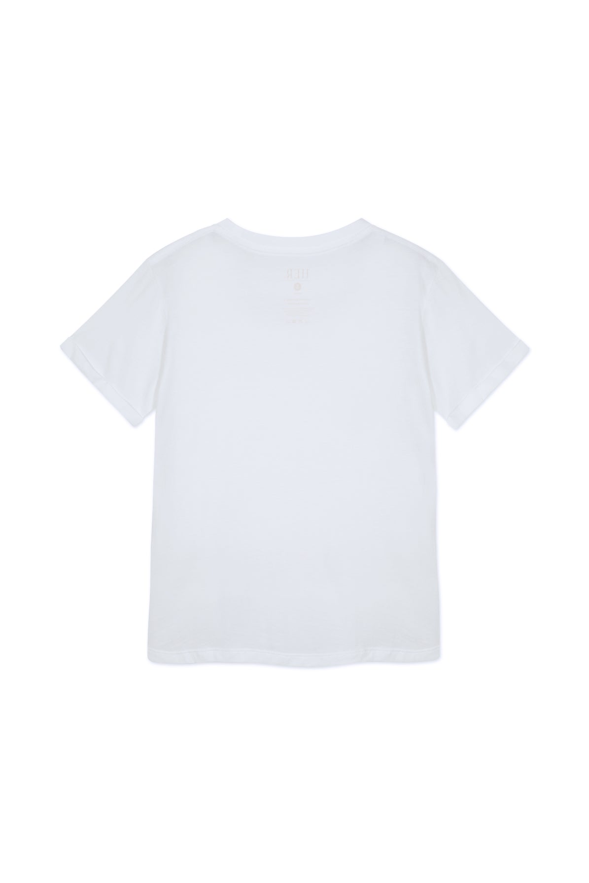 Polera 100% algodón pima, Stardust blanca