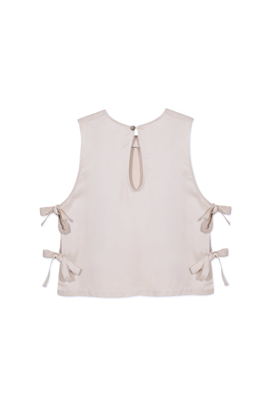 Top Morata nudos crudo