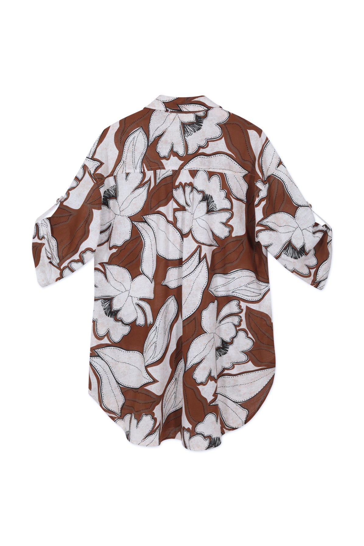 Blusa estampada Lino Cayena