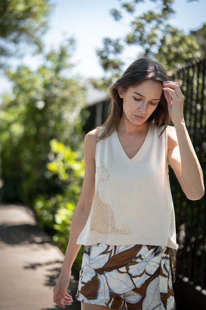 Blusa Morata leopardo