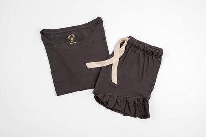 Pijama Loungewear 100% algodón peruano, Charcoal