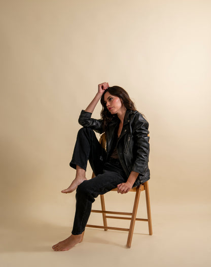 Biker Rebel 100% cuero ovino