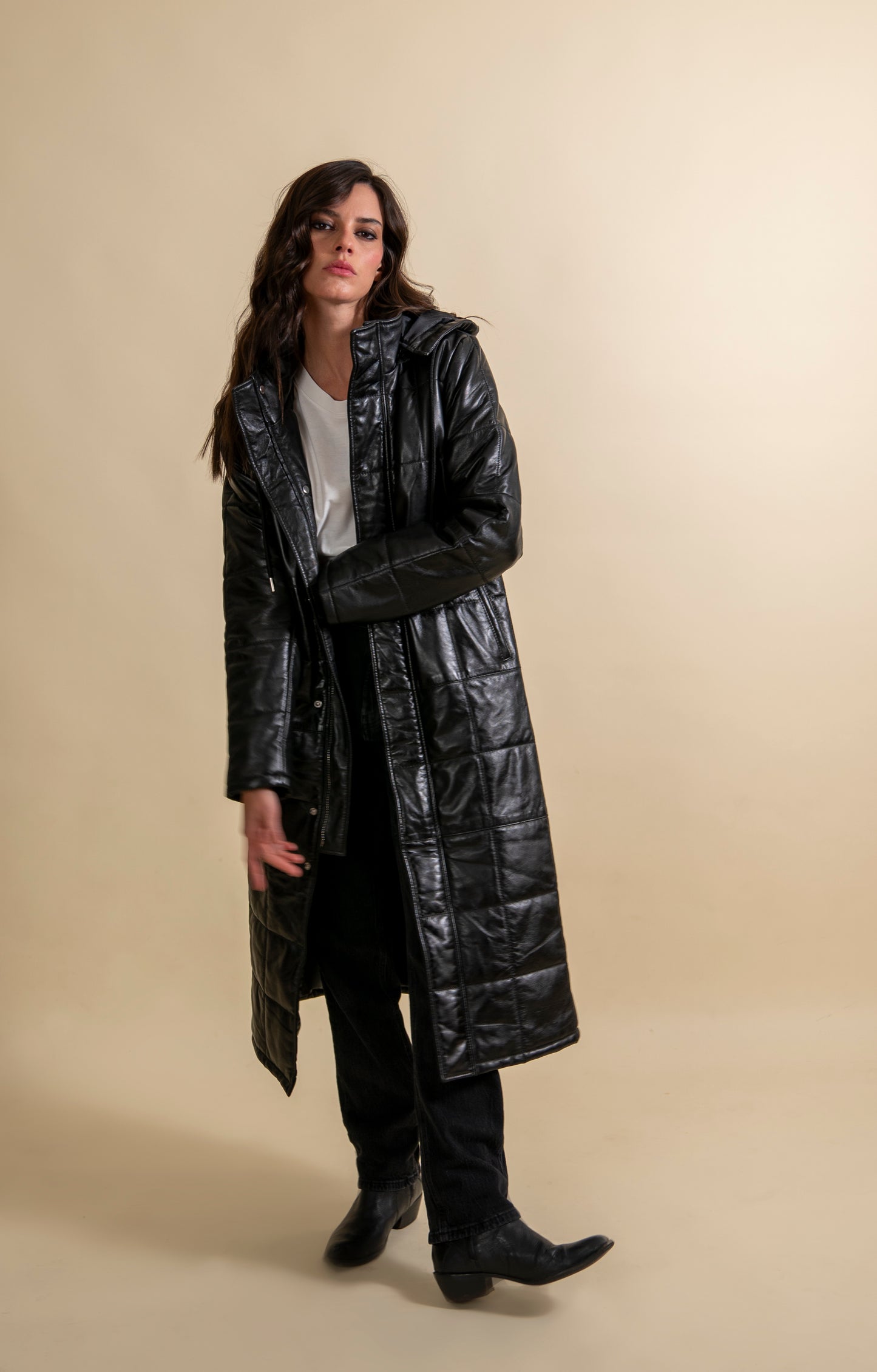 Chaqueta Puffa Majesty 100% cuero ovino