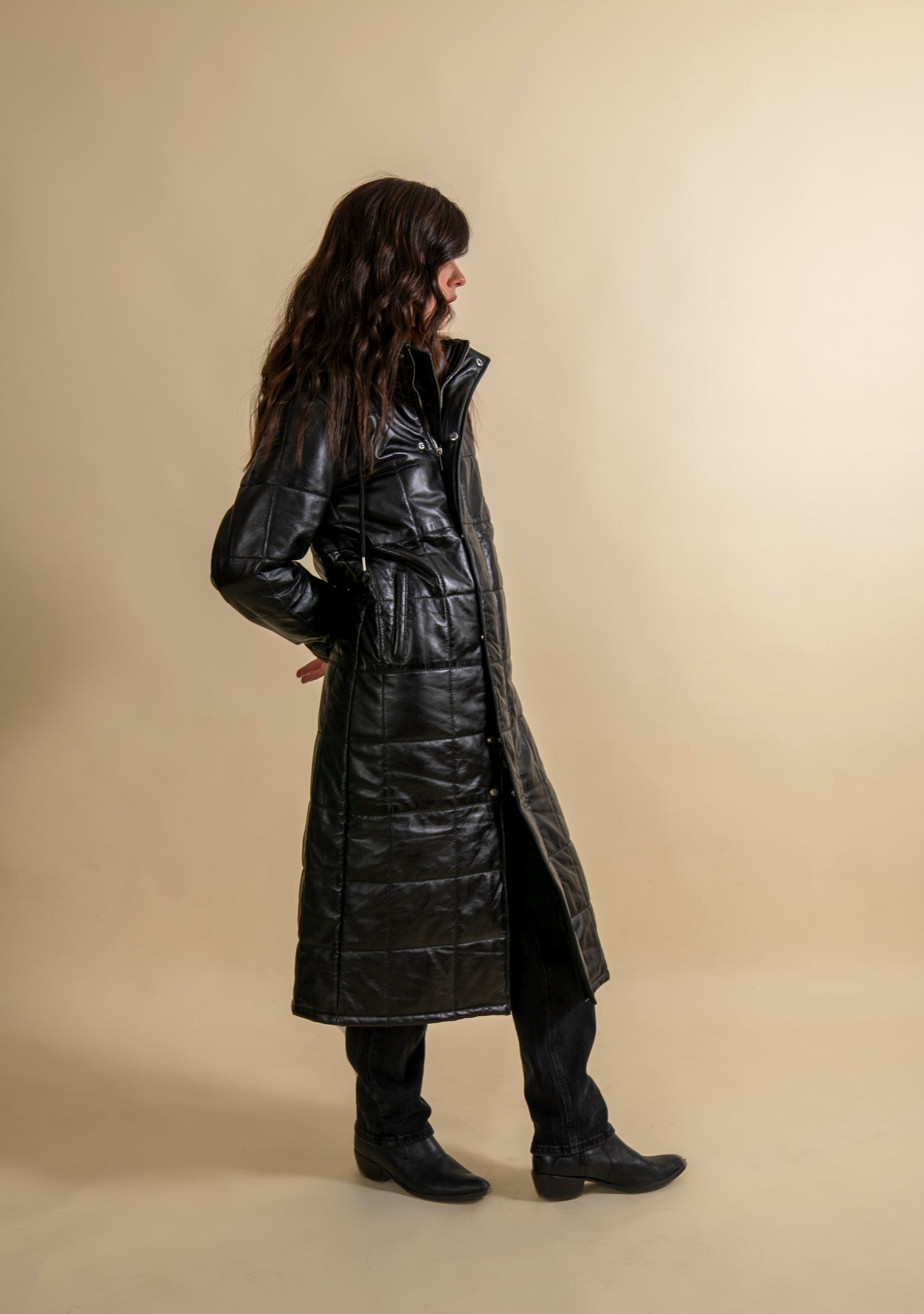 Chaqueta Puffa Majesty 100% cuero ovino