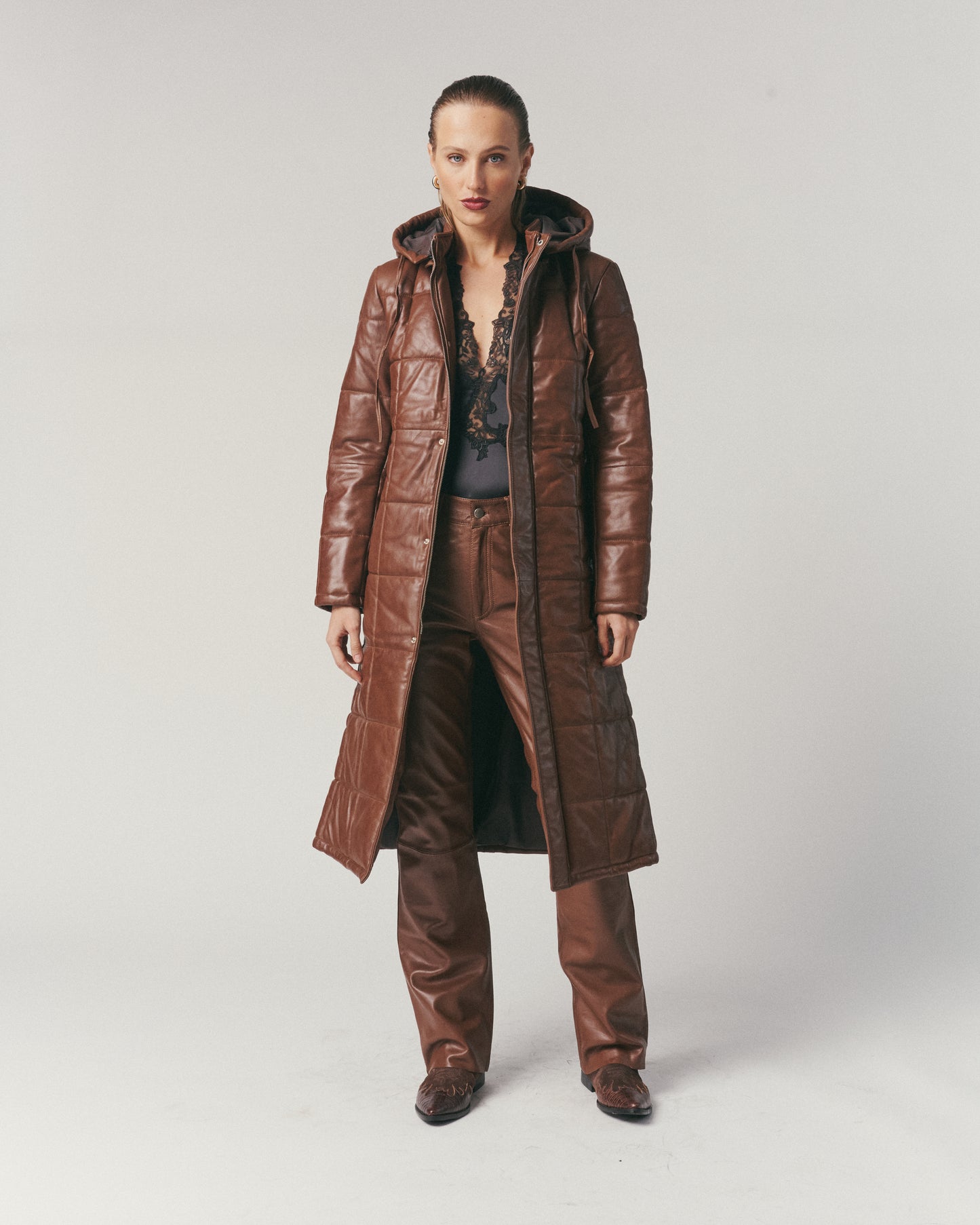 Chaqueta Puffa Majesty Camel