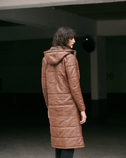 Chaqueta Puffa Majesty Camel