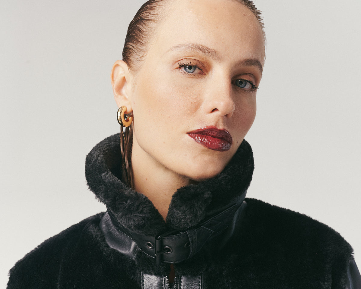 Chaqueta con Piel - Cuero de Oveja