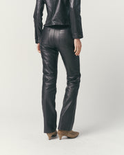 Pantalón Cuero Negro Mujer | Ropa de Cuero Mujer Chile