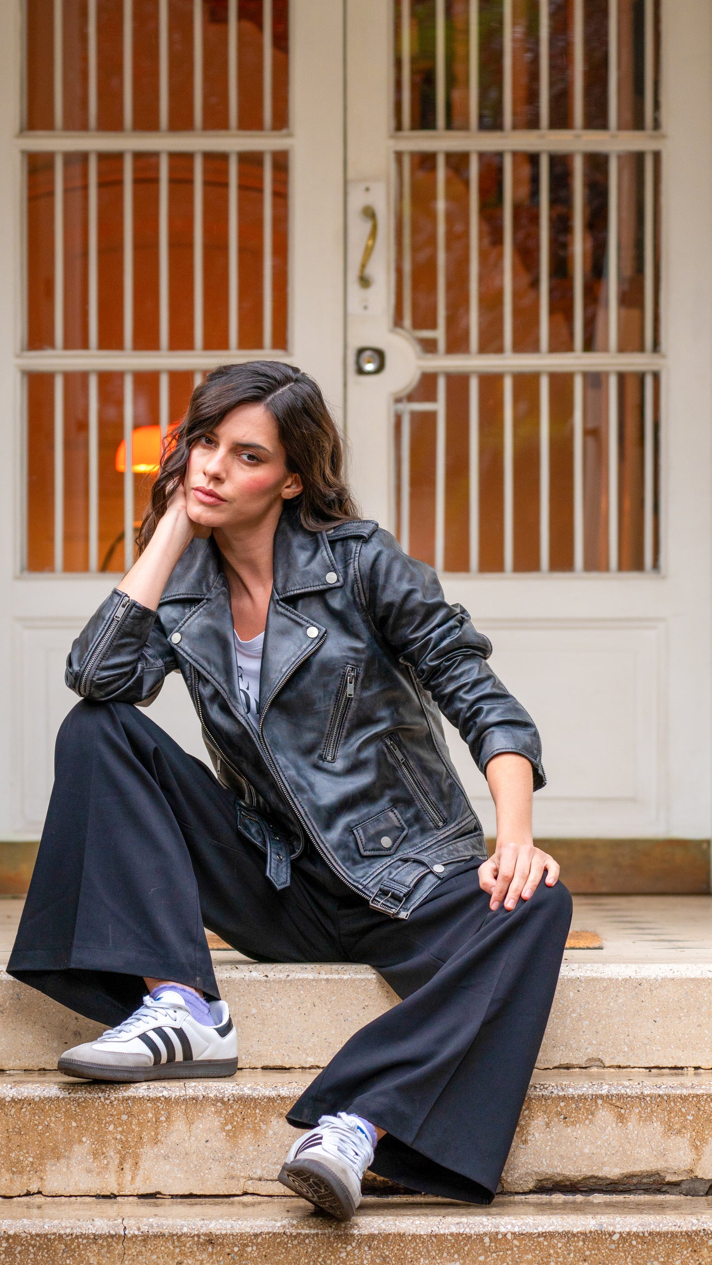 Biker Rebel 100% cuero ovino