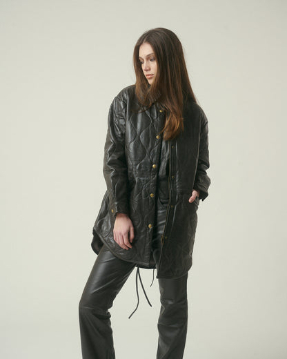 Chaqueta Quilted Chocolate