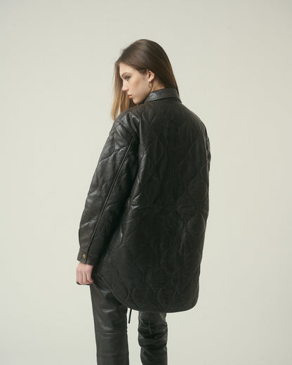 Chaqueta Quilted Chocolate