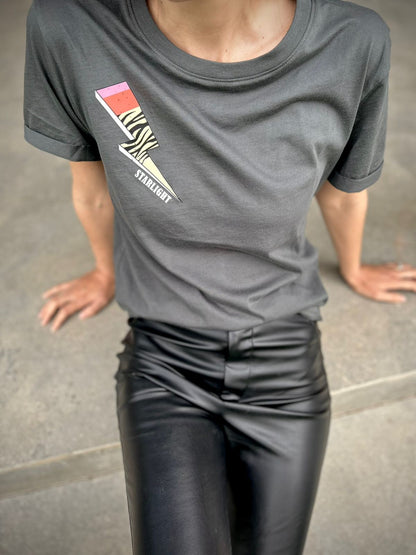 Polera 100% algodón pima, Starlight charcoal