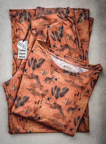 Pijama estampado 100% algodón pima