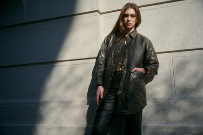 Chaqueta Quilted Chocolate