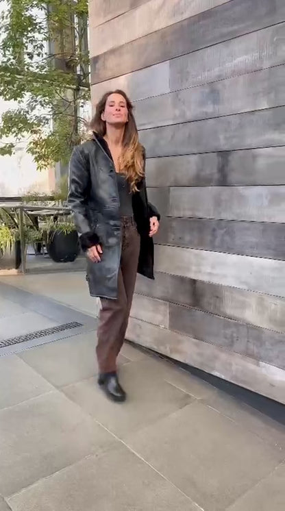 Gamulán Negro 100% cuero ovino