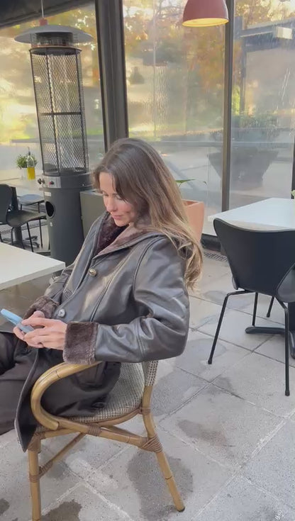 Gamulán Chocolate 100% cuero ovino